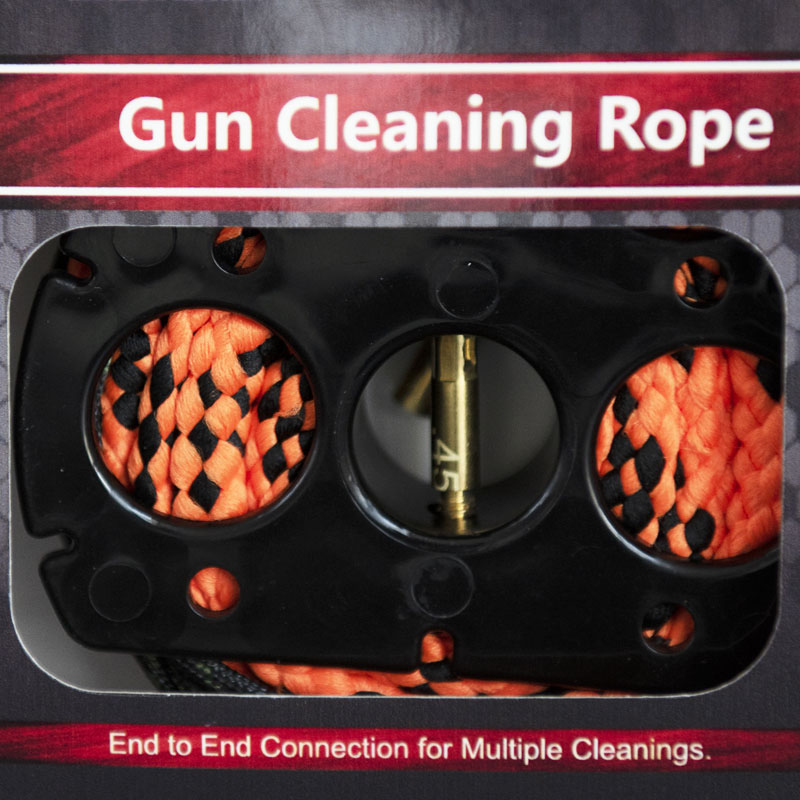 Gun Cleaning Kit Pulling Through Cleaner Bore Snake Rope Gun Cleaner Brush Kit .223/5.56mm 9mm 7.62mm and All Guns