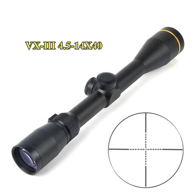 4.5-14x40mm Tactical Hunting Optical Scope Reticle Rifle Scopes Long Range Riflescope Airsoft Shooting Sights