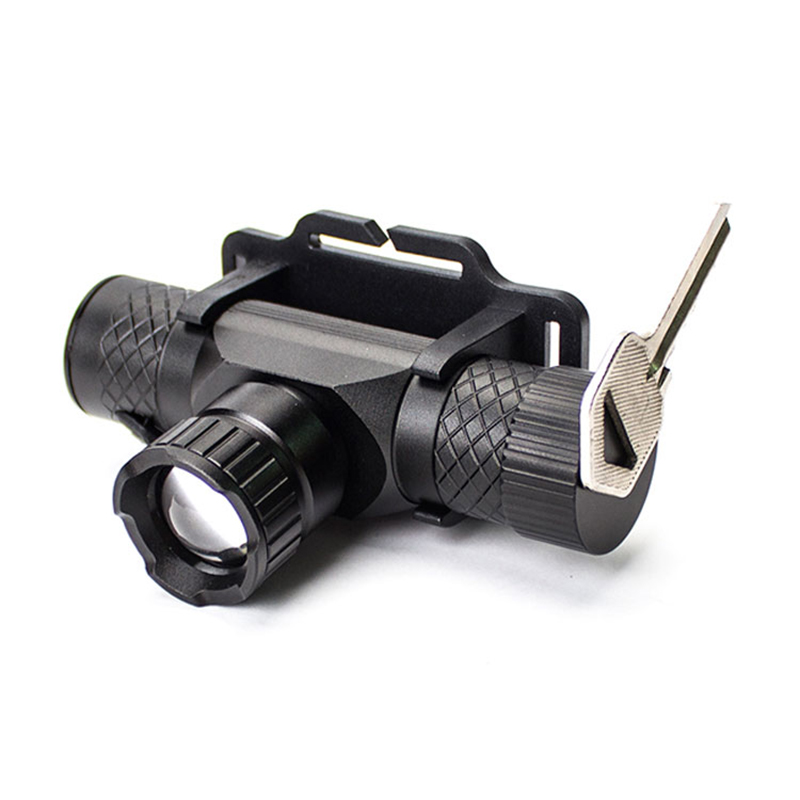 Super bright flashlight USB rechargeable LED headlamp