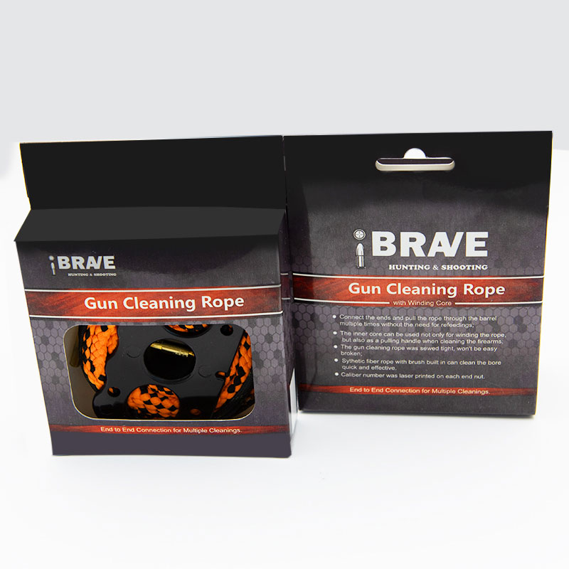 Gun Cleaning Kit Pulling Through Cleaner Bore Snake Rope Gun Cleaner Brush Kit .223/5.56mm 9mm 7.62mm and All Guns