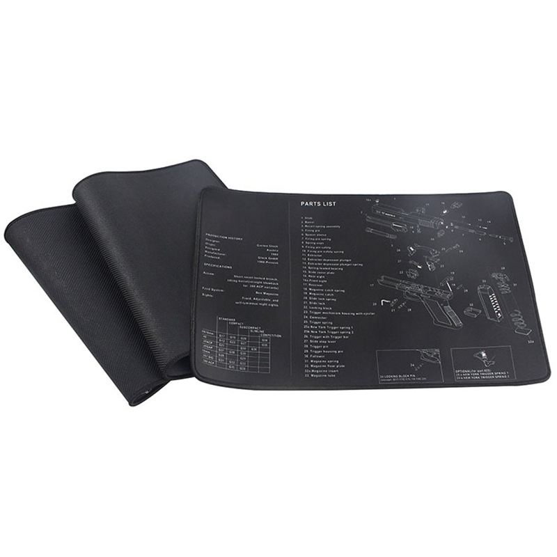 Gun Cleaning Mat for Pistol or Hand Gun