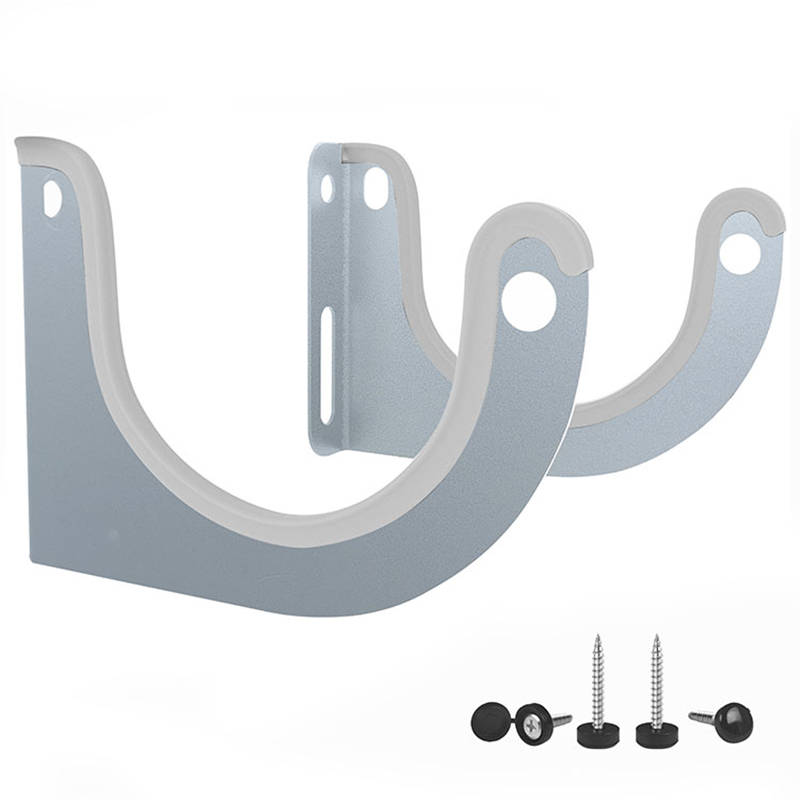 Heavy Duty Wall Mounted Steel Hooks with Soft Rubber Protective Strips