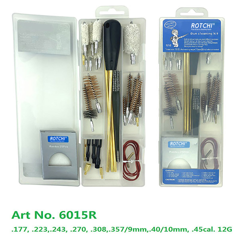 Transparent Box Airgun Gun Cleaning Kit with Oil Bottle