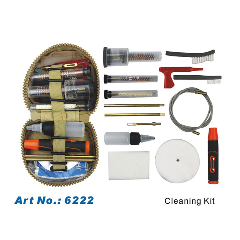 Small Tactical Cloth Bag Gun Cleaning Kit for Rifles