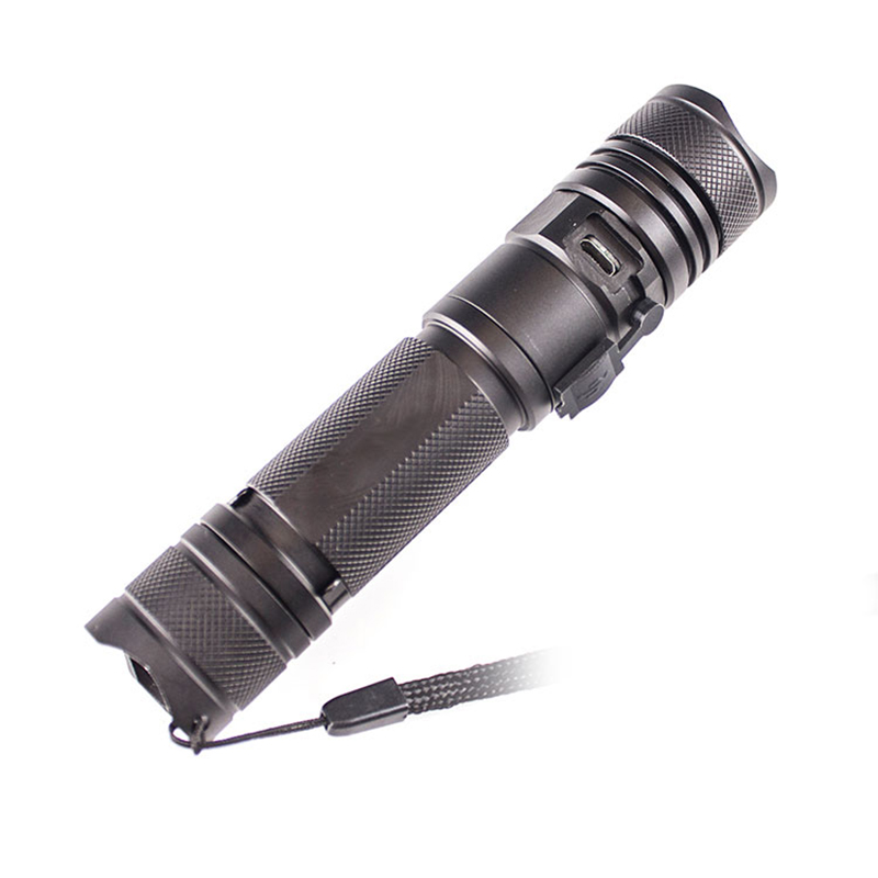 Portable USB Rechargeable LED Torch Light