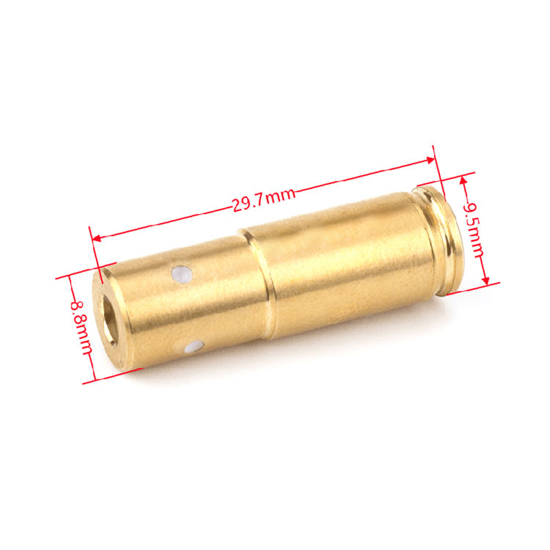 380ACP Boresighter 380 ACP Red Laser Bore Sight for .380 ACP Bore Sighting