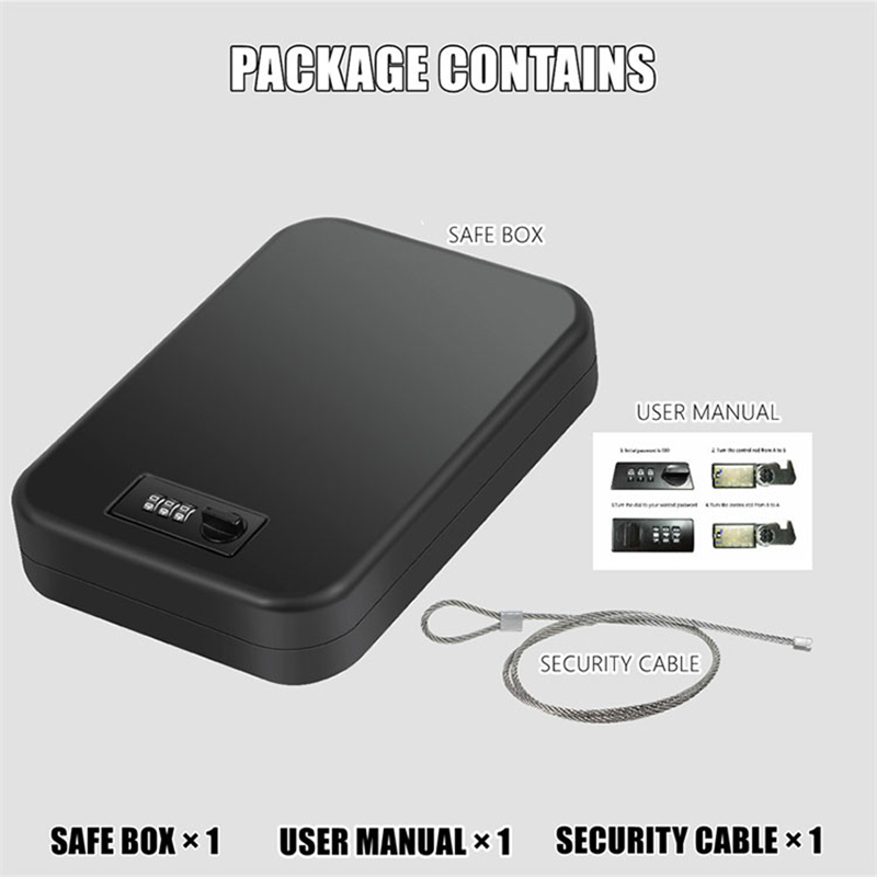 Mechanical Code Mini Gun Safe-8905