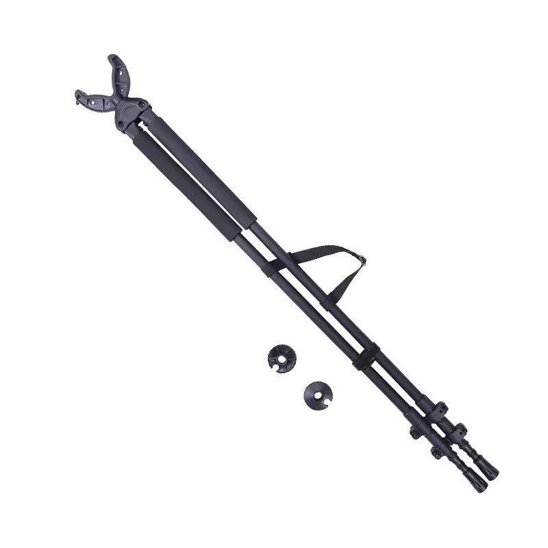 Outdoor Tactical Adjustable in Height Aluminium Hunting Accessories Shooting Stick