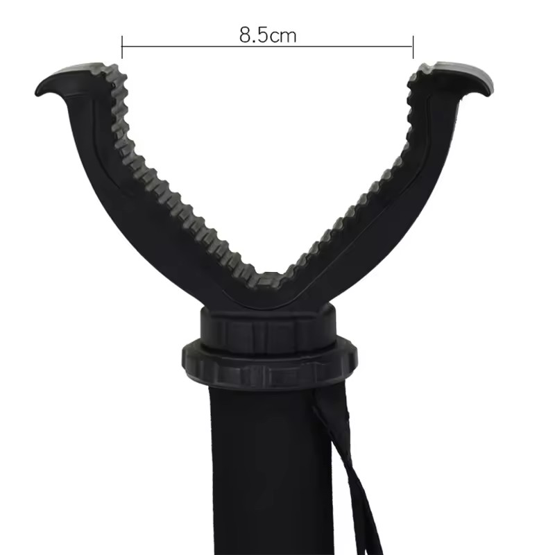 Outdoor Tactical Gun Portable Tripod Support Hunting Telescopic Shooting Rod V-shaped Rotary Yoke Tripod