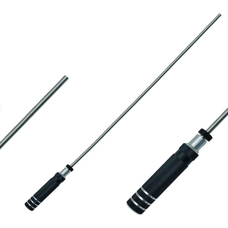 Gun Cleaning Rod One Piece Long Aluminum RotatingHandle 4mm 5mm 6mm 7mm