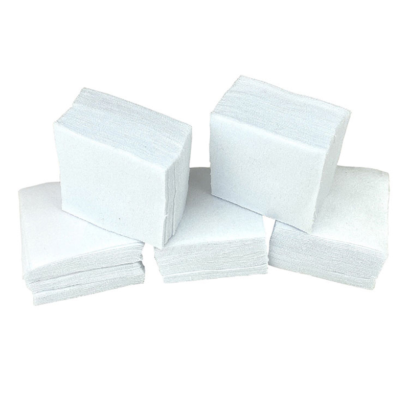 White Cotton Square and Round Cloth Gun Cleaning Pathces High Absorbed