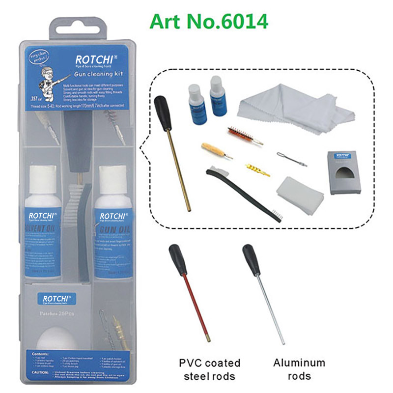 Transparent Box Airgun Gun Cleaning Kit with Oil Bottle