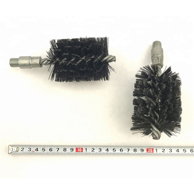 Heavy Duty Strong Steel Wire Twist Tube Cleaning Brush with Nut