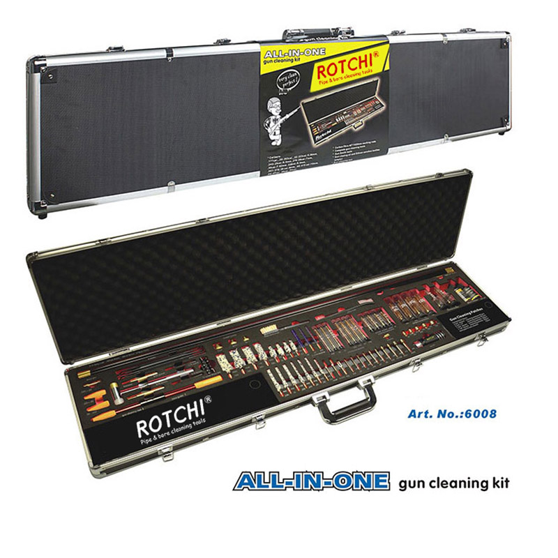 All in One Deluxe Aluminum Case Gun Cleaning Kit