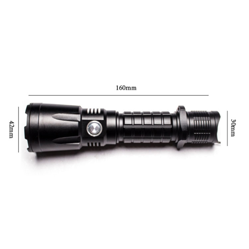 Tactical Flashlight 3500 Lumen Long Endurance LED Rechargeable Flashlight