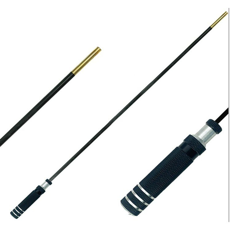 Gun Cleaning Rod One Piece Long Aluminum RotatingHandle 4mm 5mm 6mm 7mm