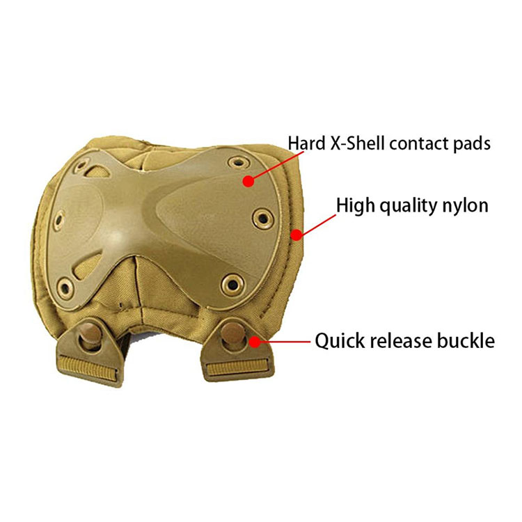 Combat Tactical Military Army Hard Knee and Elbow Pads Protection Hunting Sports Safety Pads For Outdoor