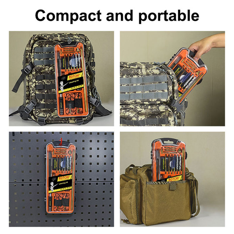 Gun Cleaning Kit Rifle/Airgun Kit .223.177 with Bore Ropes