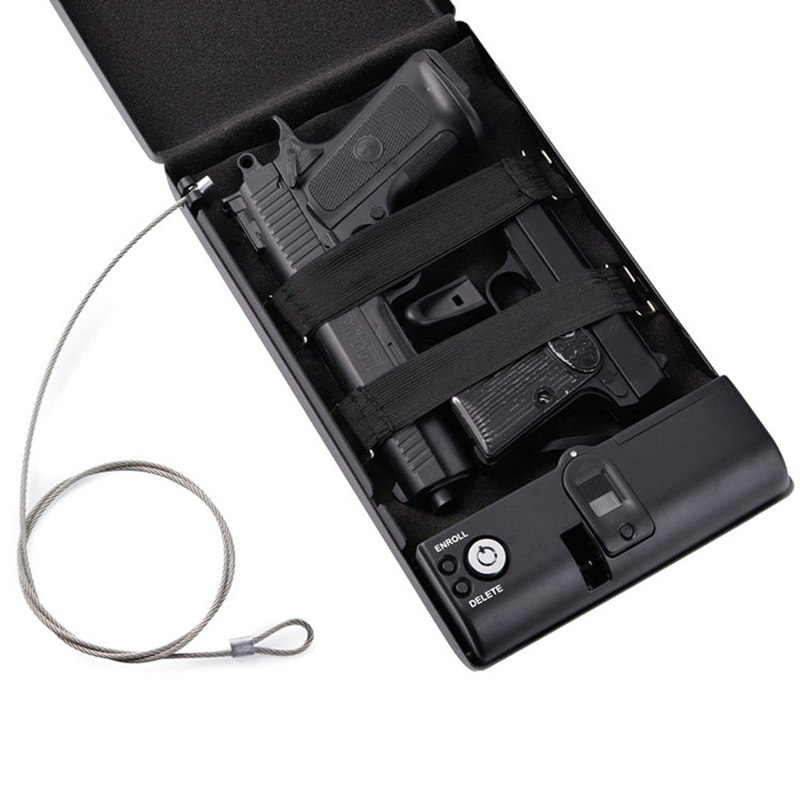 Fingerprint Smart Safe Gun Safe Which Can Store 2 Guns-8709