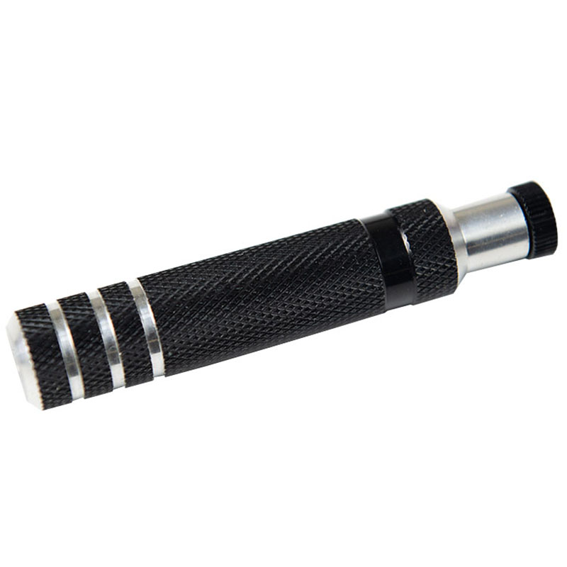 Solid Aluminum Gun Cleaning Handle for Rod Screw on