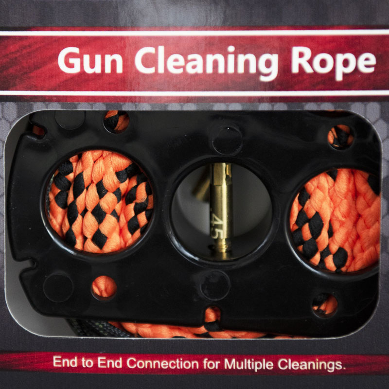 Gun Cleaning Kit Pulling Through Cleaner Bore Snake Rope Gun Cleaner Brush Kit .223/5.56mm 9mm 7.62mm and All Guns