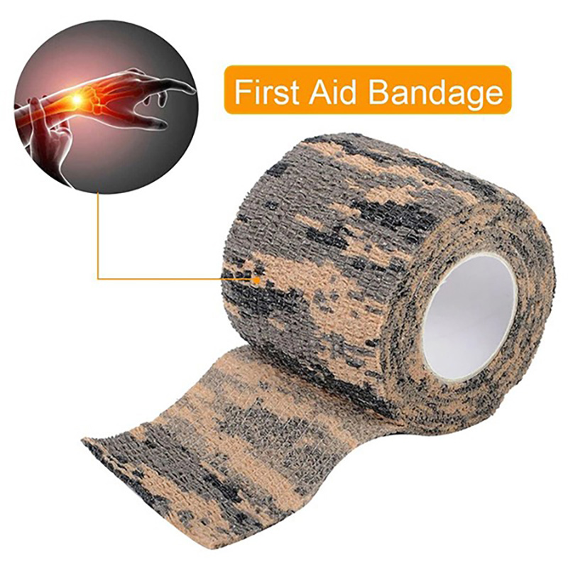 Tactical Camouflage Bandage Self Adhesive 1.97x177.17