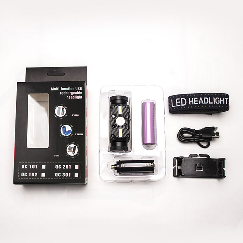 Smart Sensor Waterproof 10 Mode Usb Charging Led Headlamp