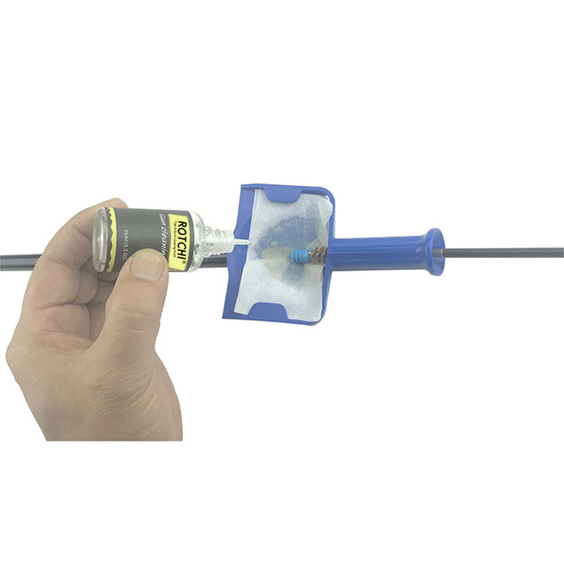 Gun Cleaning Bore Guide with Oil Patch Guide 3 Adapters