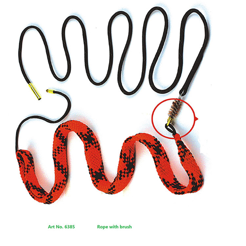 Circular Running Gun Cleaning Bore Rope Snake Extra Brush