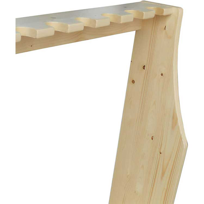Factory direct wooden gun display rack 7 Gun Storage Rack