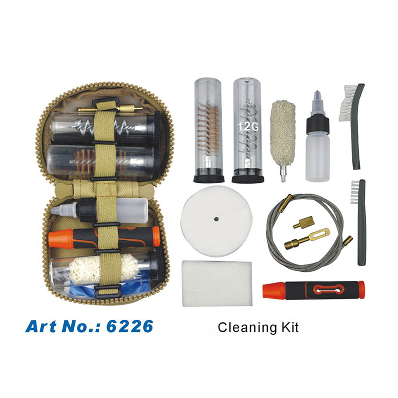 Small Tactical Cloth Bag Gun Cleaning Kit for Rifles